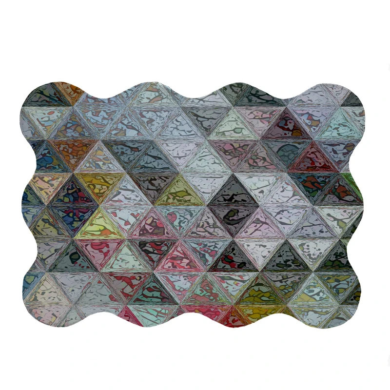 پادری مدل دالبر طرح آبرنگی کد 5277 سایز 80x110 سانتی متر 