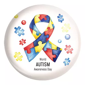 پیکسل خندالو طرح اتیسم Autism کد 26734 مدل بزرگ