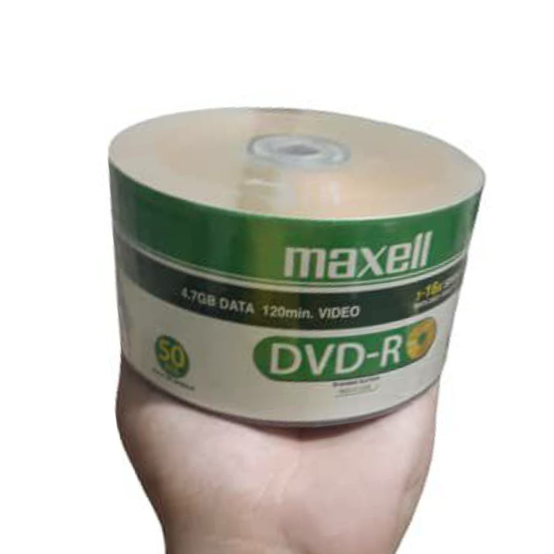 دی وی دی خام مکسل مدل DVD-R بسته ۵۰ عددی