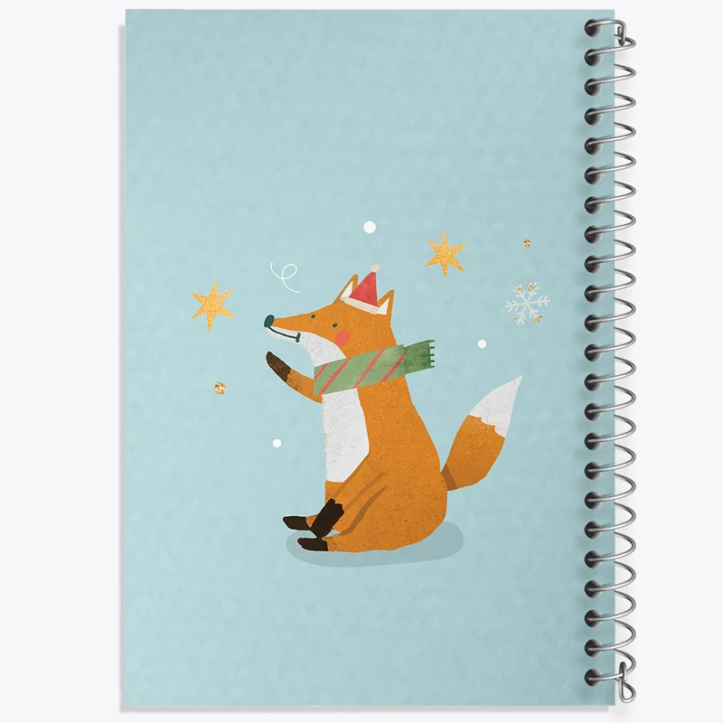 دفتر مشق 100 برگ خندالو طرح روباه کیوت کد N2549