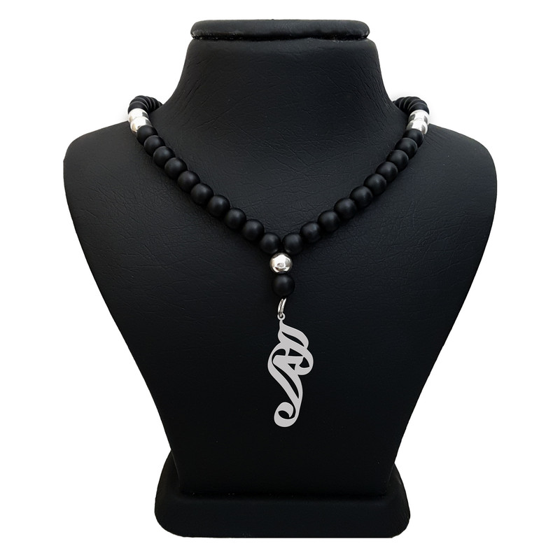 گردنبند نقره مردانه ترمه ۱ مدل کسرا کد ma 1618