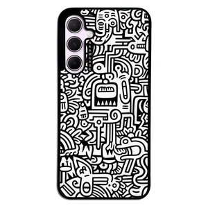 AKAM AMC-WSGA35-DOODLE15 Cover For Samsung Galaxy A35