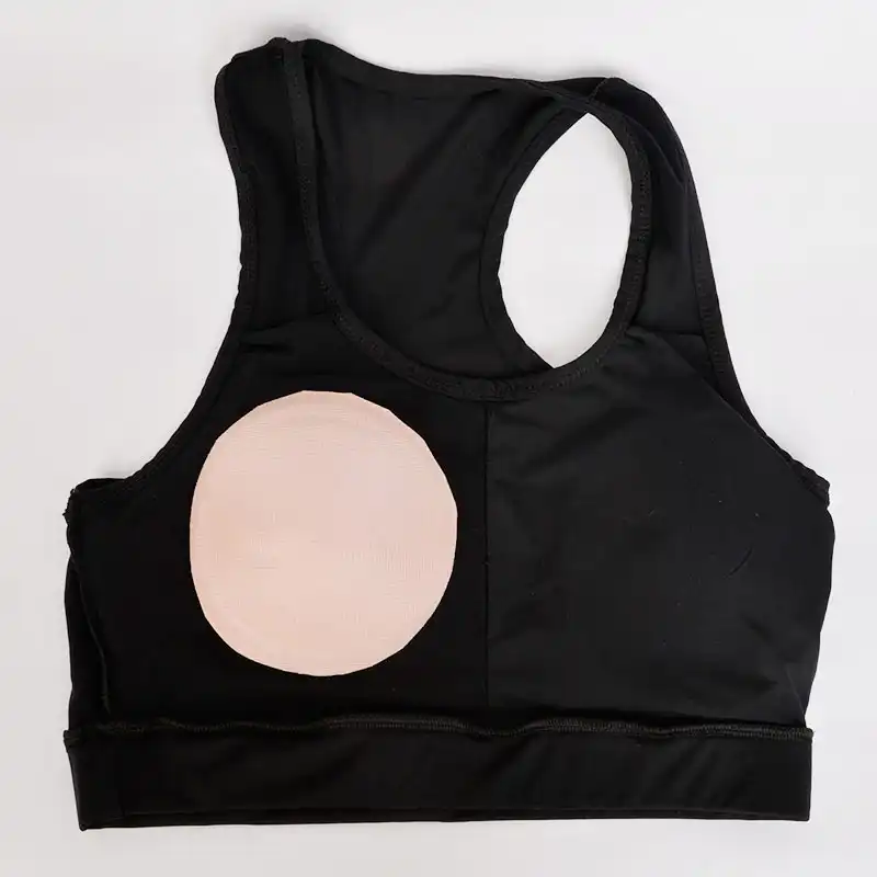 نیم تنه ورزشی زنانه مدل 268000502  اسپندکس رنگ مشکی