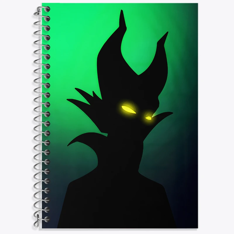 دفتر لغت 50 برگ خندالو طرح مالفیسنت (Maleficent) کد N3461