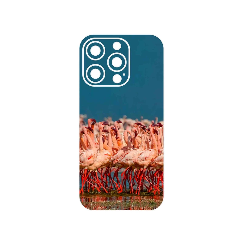 برچسب پوششی ماهوت مدل Flamingo مناسب برای گوشی موبایل اپل iPhone 14 Pro