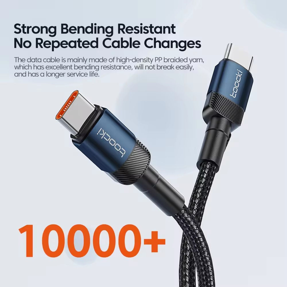 کابل تبدیل USB-C توکی مدل 100W TQ-X12 طول 1 متر