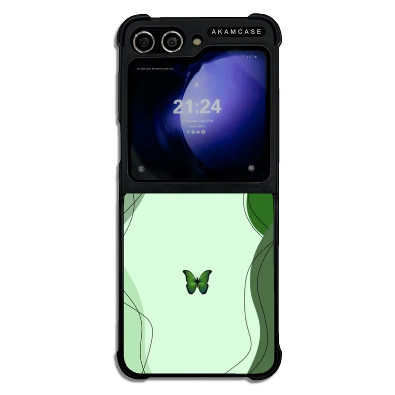 کاور آکام مدل AMC-WSGZFLIP5-BUTTERFLY-21 مناسب برای گوشی موبایل سامسونگ Galaxy Z Flip 5