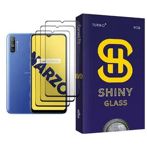 Atouchbo Shiny Glass MIX003 Screen Protector For Realme Narzo 10A Pack Of 3