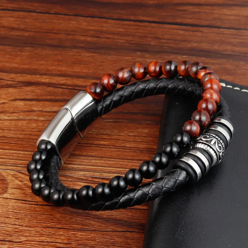 دستبند مردانه مدل magnetic کد 02