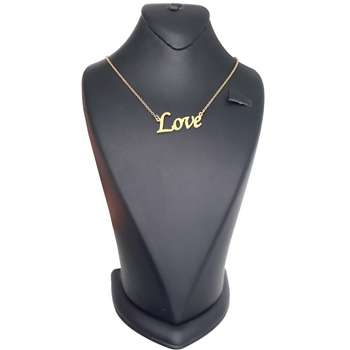 گردنبند نقره زنانه آی جواهر مدل Love