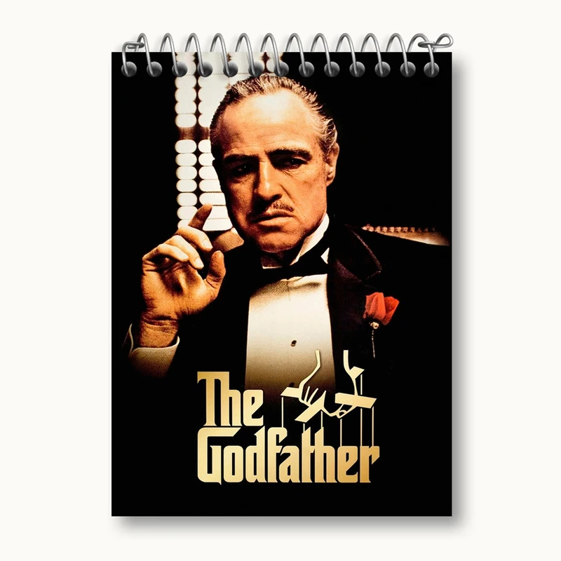 دفتر یادداشت 50 برگ خندالو مدل پدرخوانده The Godfather کد 10154