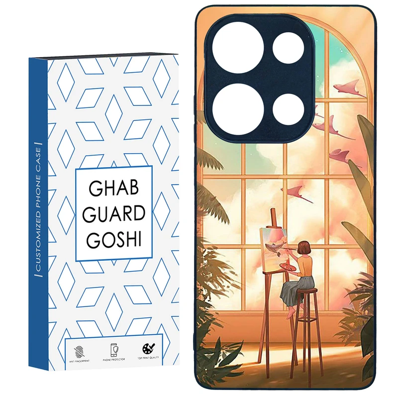 کاور قاب گارد گوشی طرح فانتزی کد TPU-049 مناسب برای گوشی موبایل شیائومی Redmi Note 13 Pro 4G / Poco M6 Pro 4G