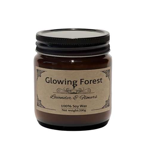 شمع معطر مدل گیاهی لوندر