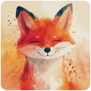 کاشی مدل روباه خندان