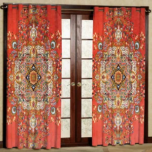 پرده مدل مخمل پانچی کد 6829 سایز 280x140 سانتی متر
