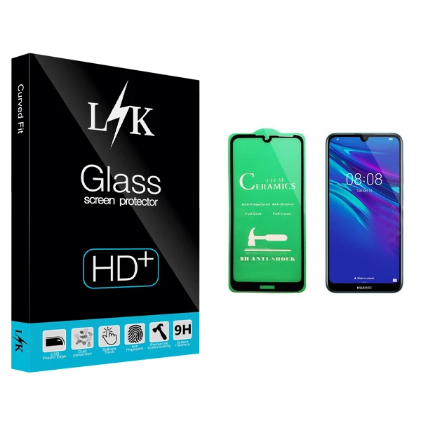 محافظ صفحه نمایش سرامیکی ال کی مدل +LITE مناسب برای گوشی موبایل هوآوی Y6 2019