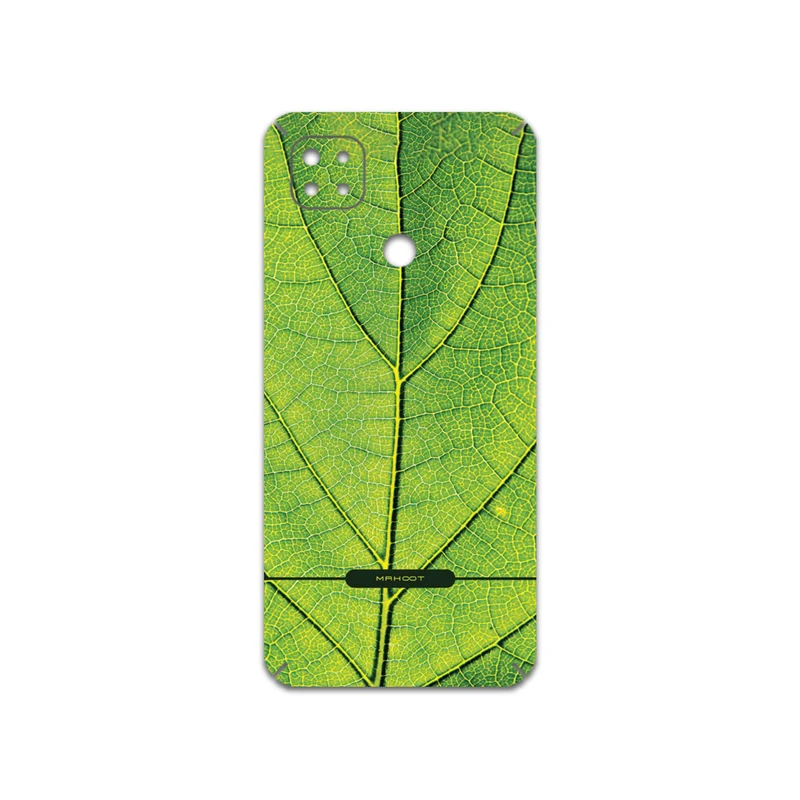 برچسب پوششی ماهوت مدل Leaf-Texture مناسب برای گوشی موبایل شیائومی Redmi 9 Activ
