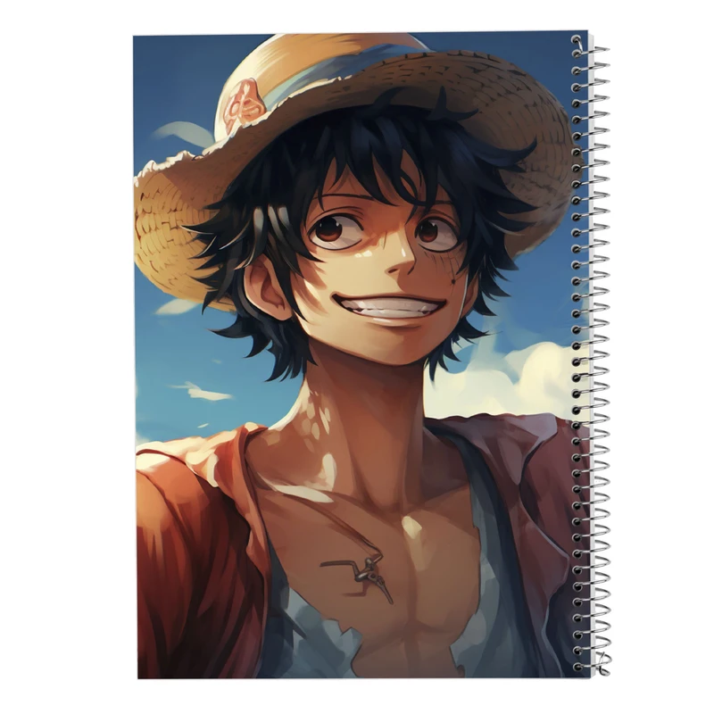 دفتر شطرنجی 50 برگ مدوپد مدل وان پیس One Piece کد DF11517