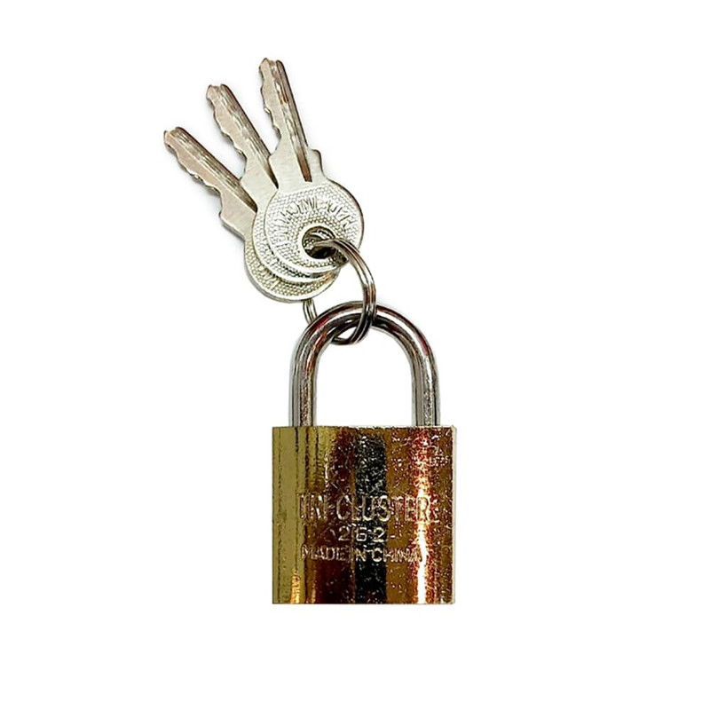 قفل آویز مدل برنج 38 بسته 10 عددی