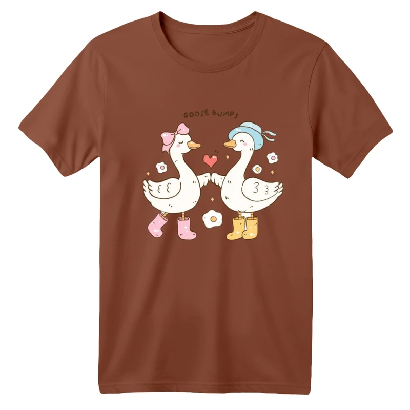 تی شرت آستین کوتاه بچگانه مدل اردک های عاشق