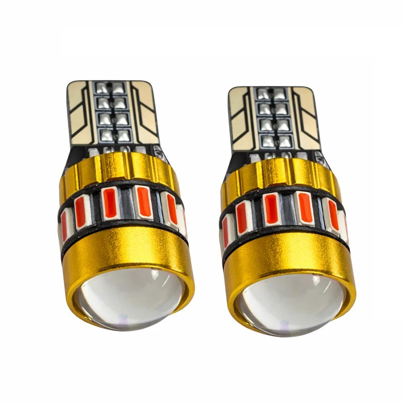 لامپ ال ای دی خودرو لنز دار کد RD پایه T10 بسته دو عددی 