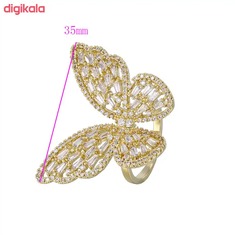 انگشتر زنانه مدل پروانه