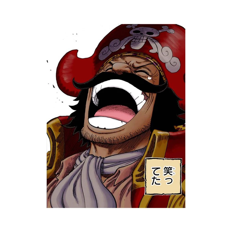 استیکر لپ تاپ و موبایل مدل انیمه طرح وان پیس گول دی راجر one piece Gol D Roger کد 4813