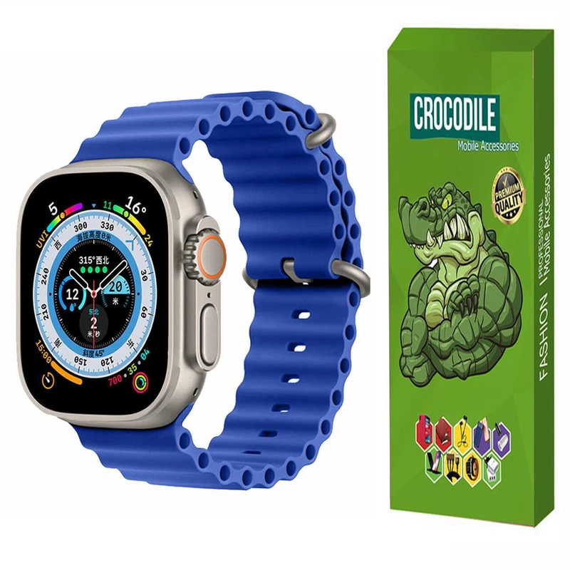 بند کروکودیل مدل Ocan مناسب برای اپل واچ سری 42 / 44 / 45 / 49 میلی متری