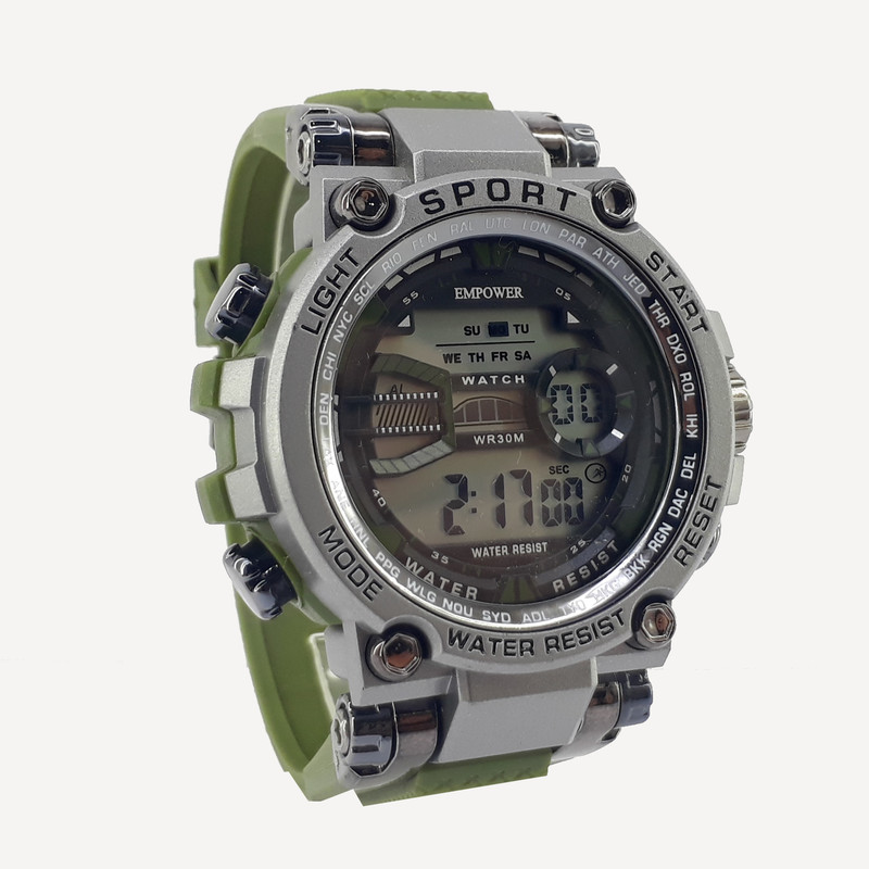 ساعت مچی دیجیتال مردانه امپاور مدل اکسپونی کد sabz1