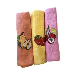 دستمال آشپزخانه ربکا هوم کالکشن مدل fruit2 مجموعه 3 عددی
