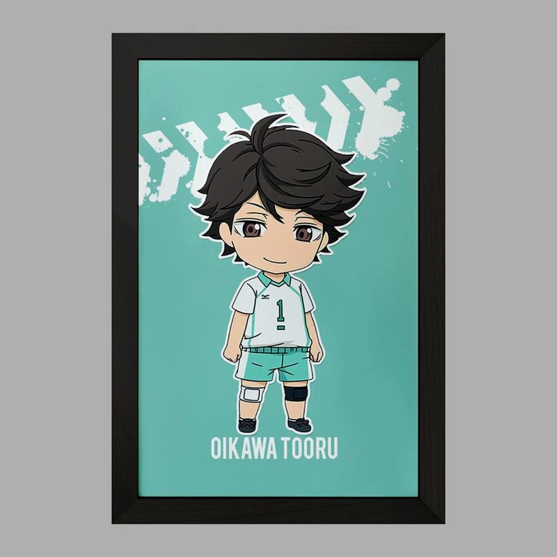 تابلو خندالو مدل اویکاوا تورو انیمه آبشار سرنوشت هایکیو کاگیاما  کد 11190