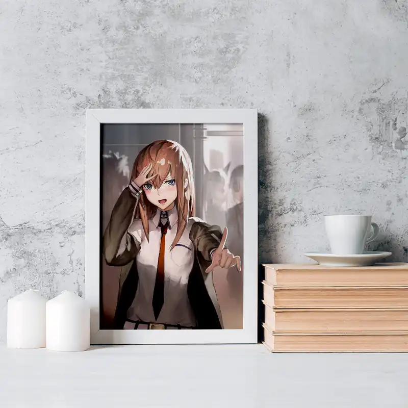 تابلو خندالو مدل کوریسو ماکیسه انیمه اشتاینز گیت کد 17468