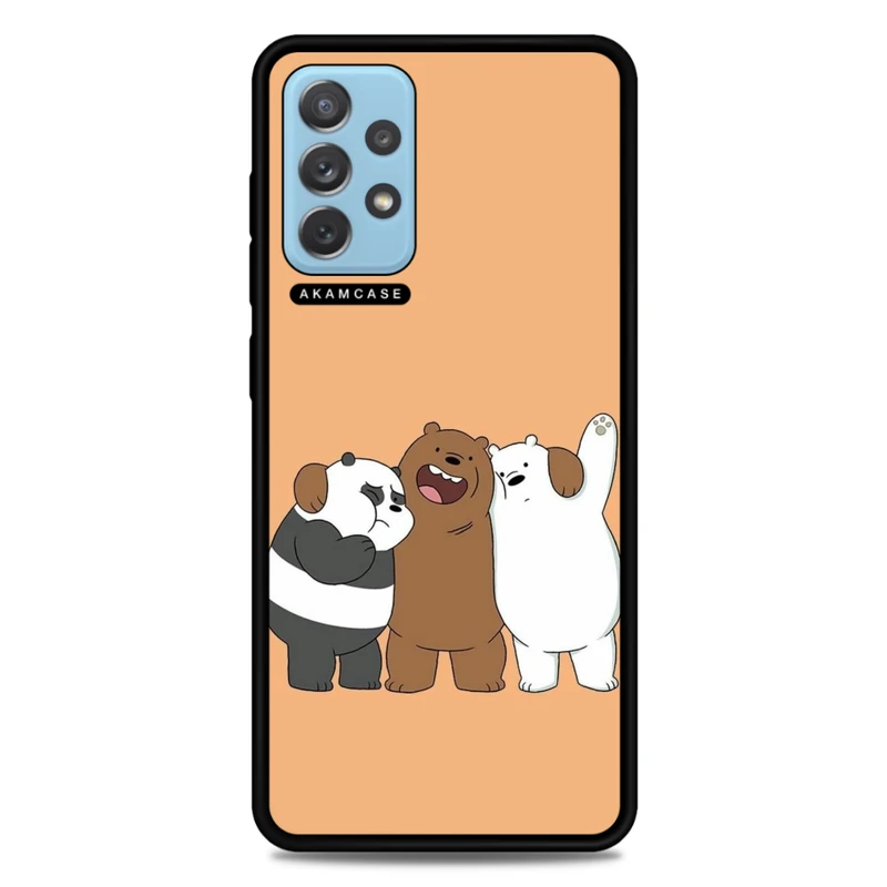 کاور آکام مدل AMCWSGA72-BARE BEAR10 مناسب برای گوشی موبایل سامسونگ Galaxy A72