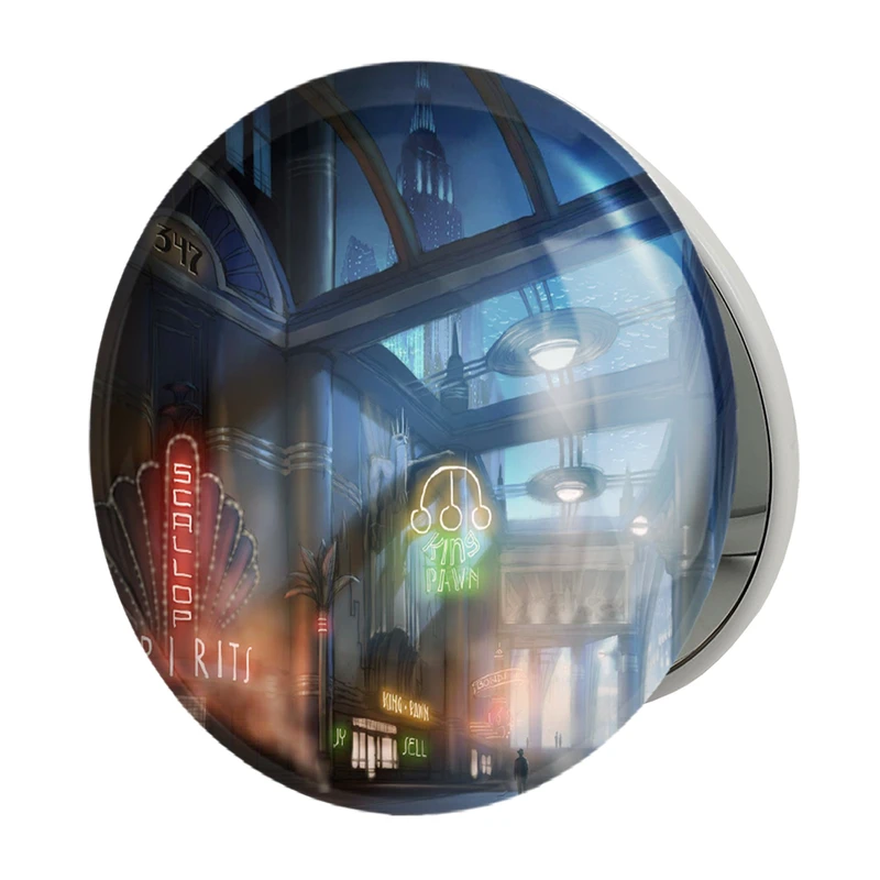 آینه جیبی خندالو طرح بازی بایوشاک (Bioshock) مدل تاشو کد 31362