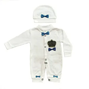 ست سرهمی و کلاه نوزادی مدل I06