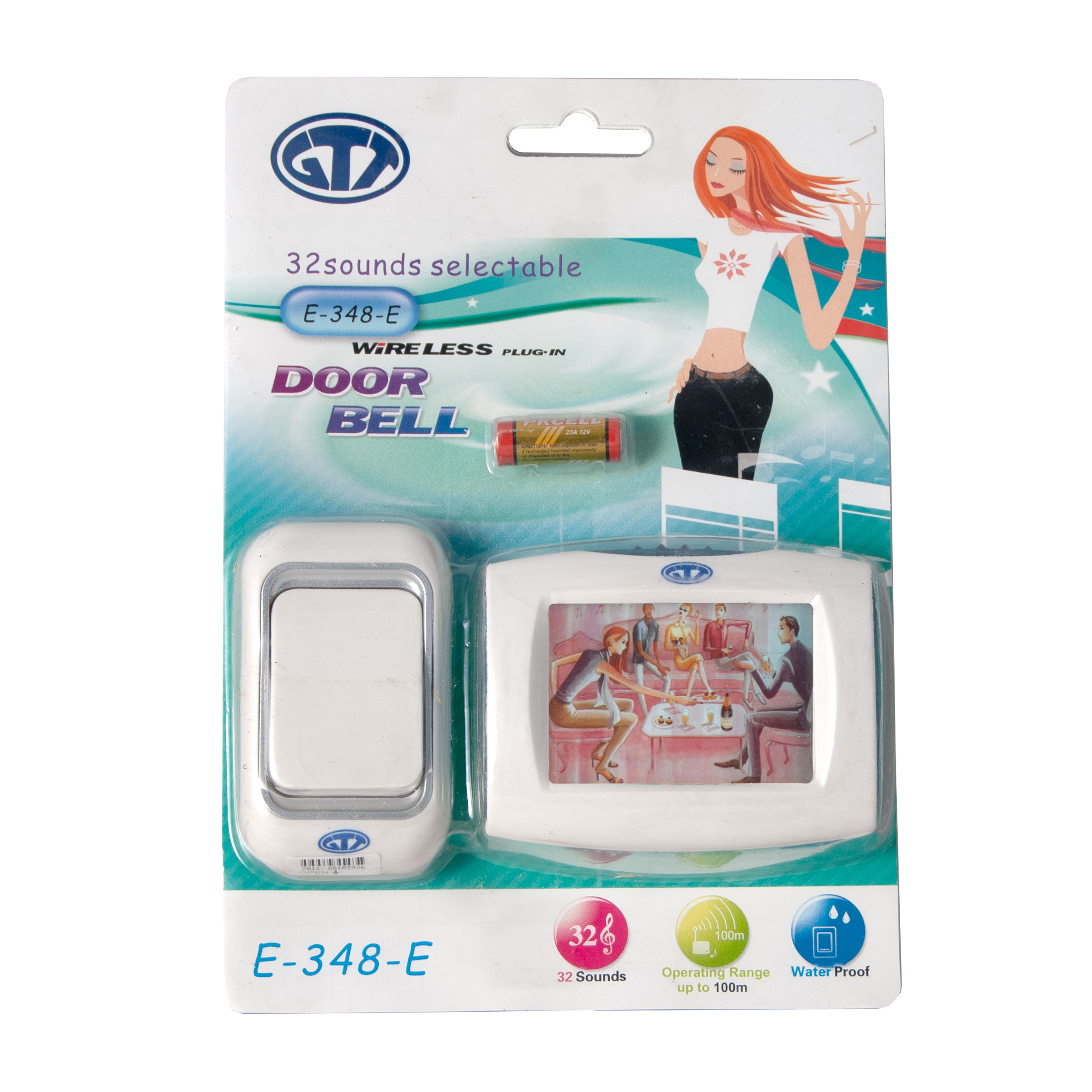 زنگ بی سیم جی تی تی مدل E-348-E کد 6