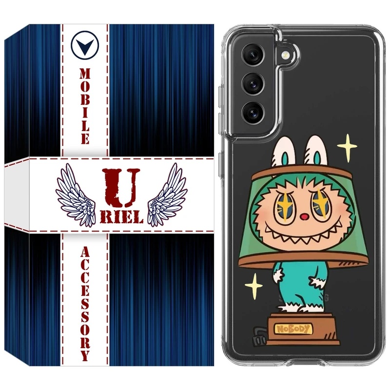 کاور یوریل قاب مدل Clear کد 126 طرح لبوبو مناسب برای گوشی موبایل سامسونگ Galaxy S21 FE