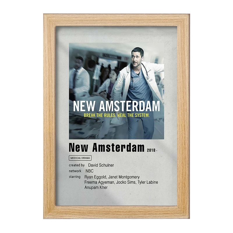 تابلو خندالو مدل نیو آمستردام (New amsterdam) کد F11274