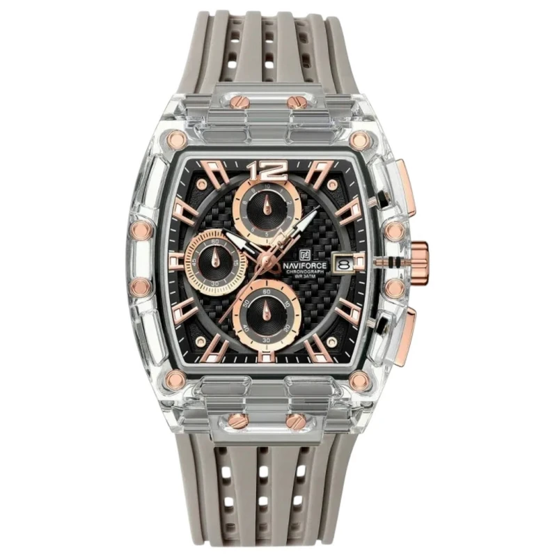 ساعت مچی عقربه‌ای کوارتز مردانه نیوی فورس مدل کرنوگراف NF7105