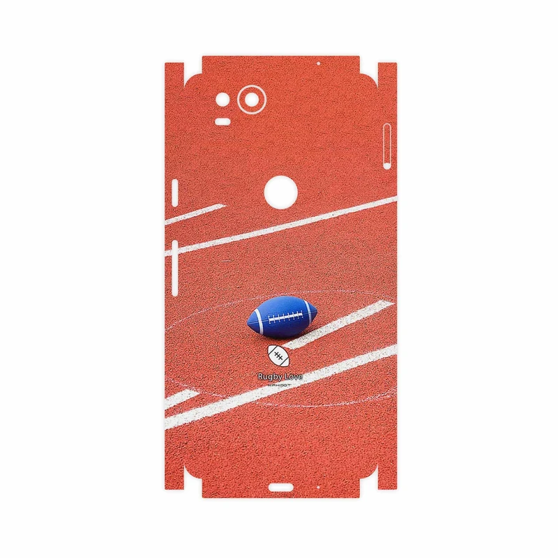 برچسب پوششی ماهوت مدل Rugby football-FullSkin مناسب برای گوشی موبایل گوگل Pixel 2