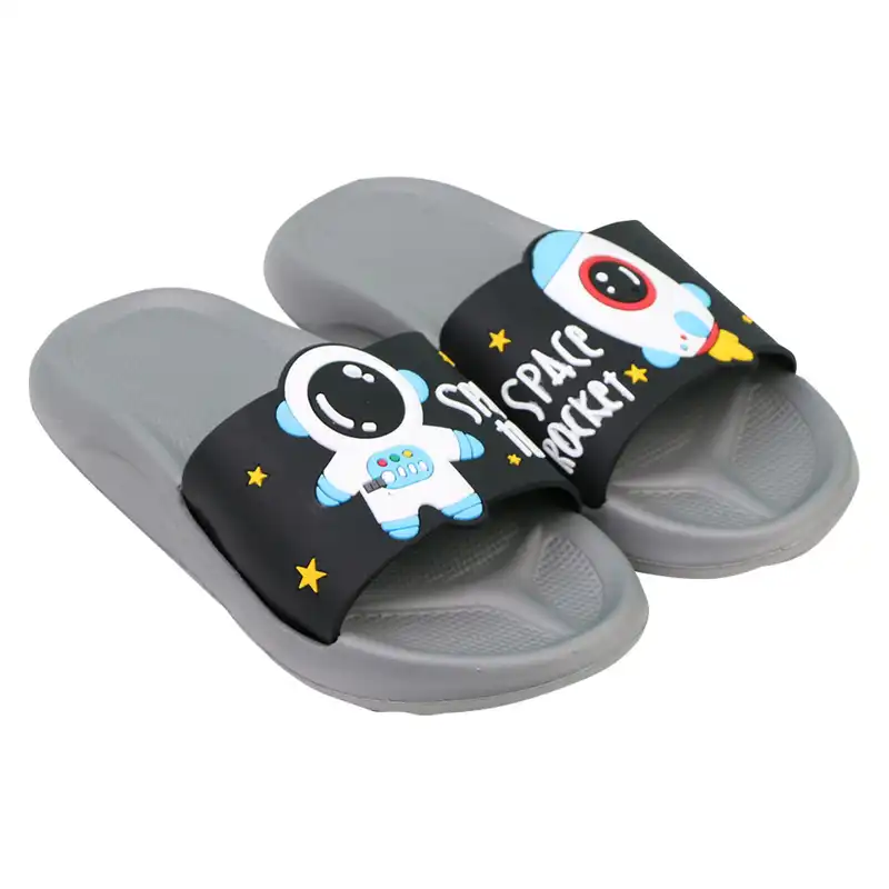 دمپایی پسرانه مدل اسپیس رنگ مشکی