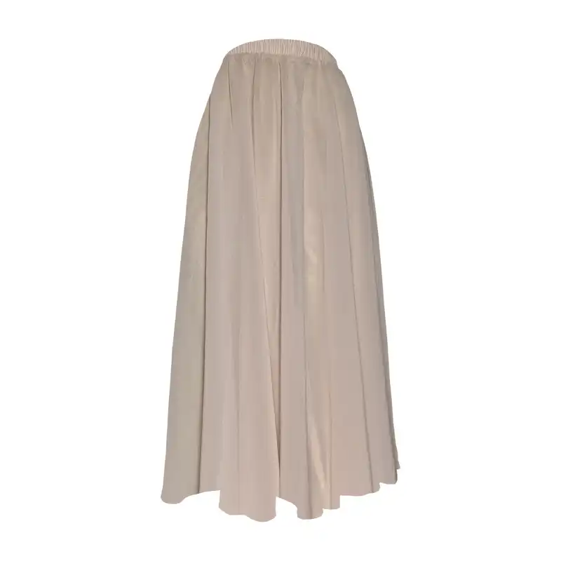 دامن کلوش زنانه مدل H7 رنگ کرم