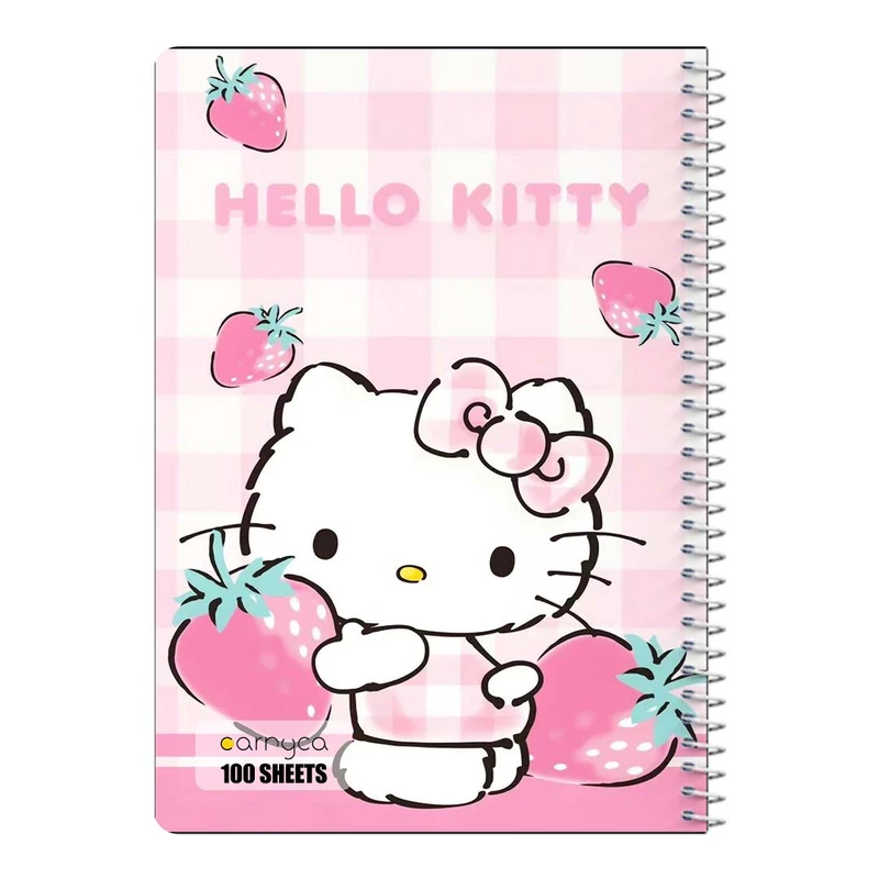 دفتر مشق 100 برگ سیمی کارنیکا طرح هلو کیتی hello kitty کد 95638