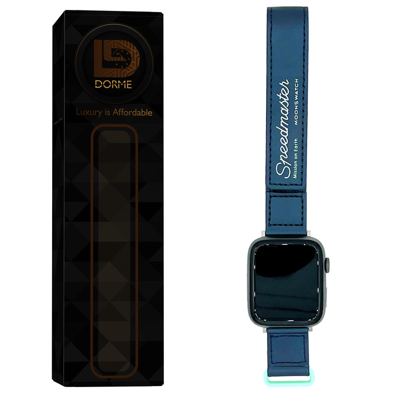 بند درمه مدل Moon swatch مناسب برای اپل واچ 44 میلی متری