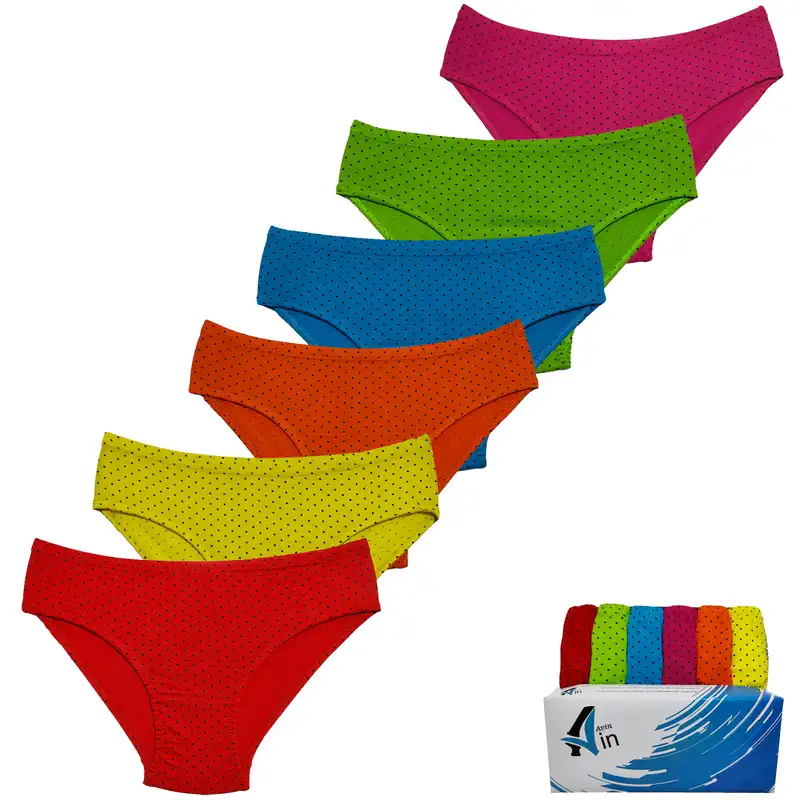 شورت زنانه آوین مدل چاپی کد 12 مجموعه 6 عددی