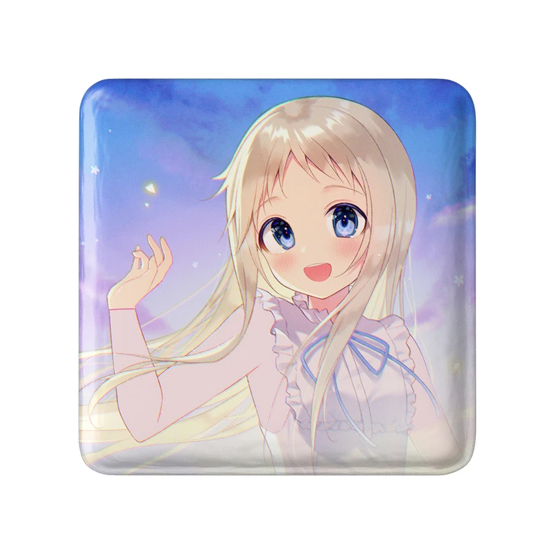 مگنت خندالو طرح میکو هونما انیمه آنوهانا مدل مربعی کد 31985