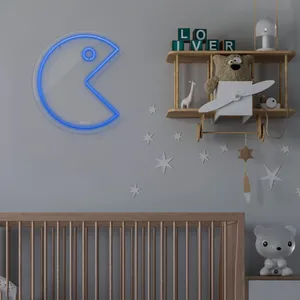 چراغ دیواری نئون دیزاین طرح Packman_BL