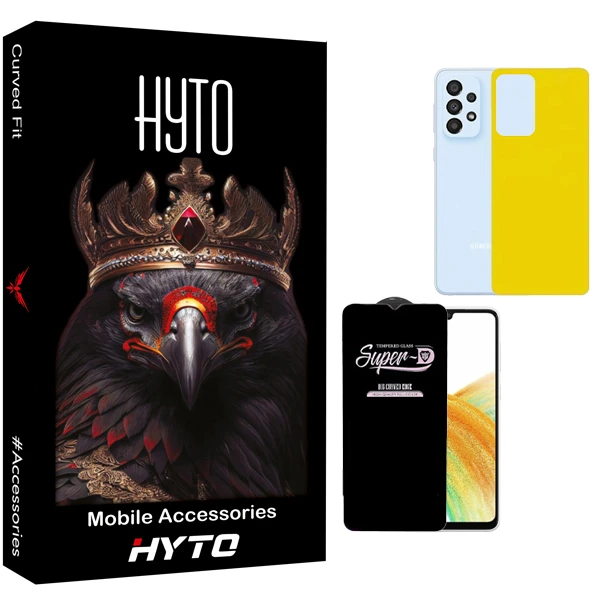 محافظ صفحه نمایش هیتو مدل SuperD مناسب برای گوشی موبایل سامسونگ Galaxy A33 5G به همراه محافظ پشت گوشی