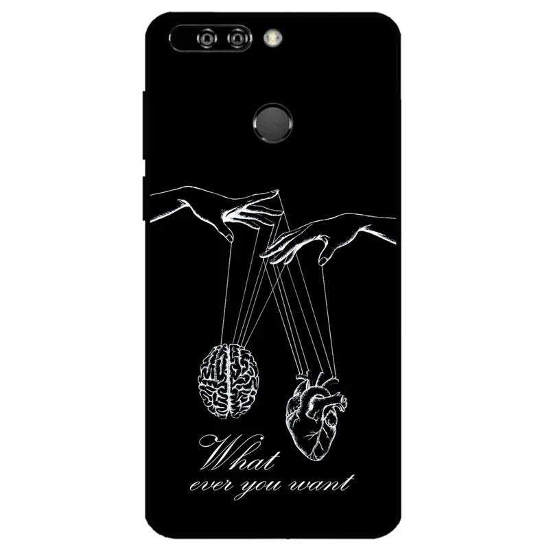 کاور مگافون طرح فکر و احساس مدل 1899 مناسب برای گوشی موبایل آنر 8 Pro        