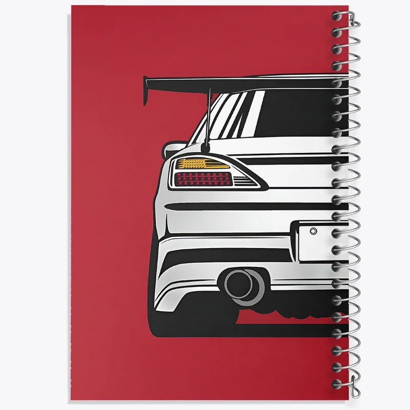 دفتر ژورنال نویسی 50 برگ خندالو مدل نقطه ای طرح ماشین اسپرت کد N2085